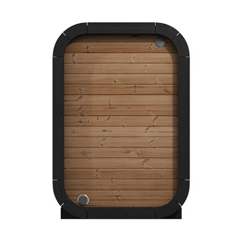 2 Person SaunaLife Model CL3G Cube Outdoor Home Sauna Kit