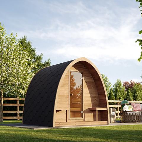 6 Person SaunaLife Model G3 Outdoor Home Sauna Kit