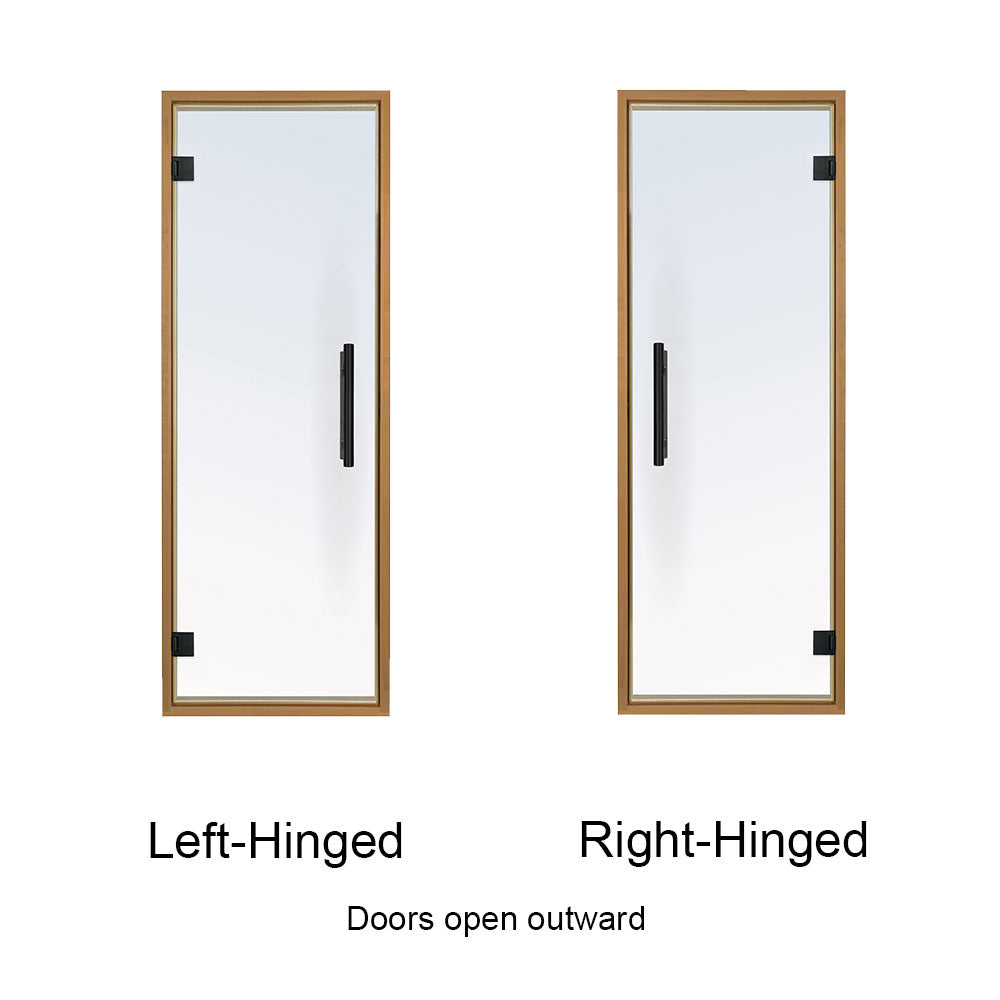 PROSAUNAS Clear Glass Sauna Door 24 x 73