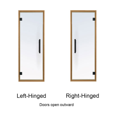 PROSAUNAS Clear Glass Sauna Door 24 x 73