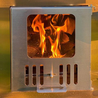 SaunaLife 6 person Wood-Fired Hot Tub Natural