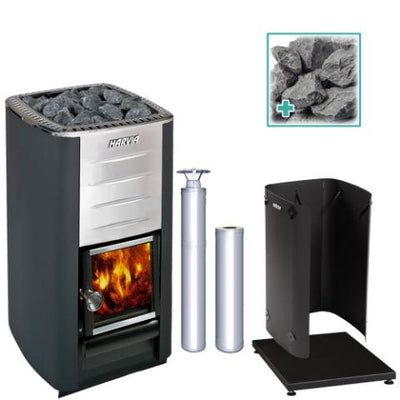 Harvia Wood Heater M3 SS Pkg