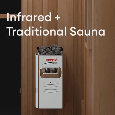 2 Person Finnmark FD-4 Trinity Infrared & Steam Sauna Combo