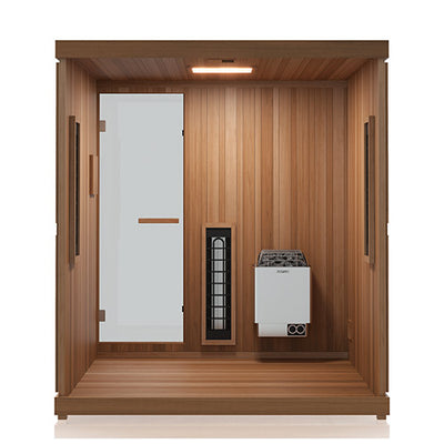 4 Person Finnmark FD-5 Trinity XL Infared & Steam Sauna Combo